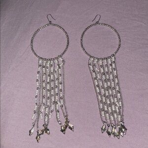 Elegant Silver Dangle Earrings